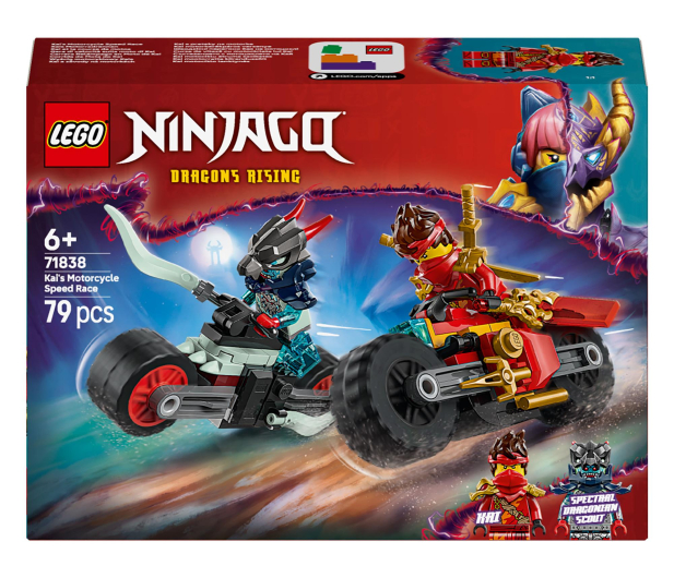 LEGO Ninjago 71838 Wyścig motocyklowy Kaia - 1331651 - zdjęcie